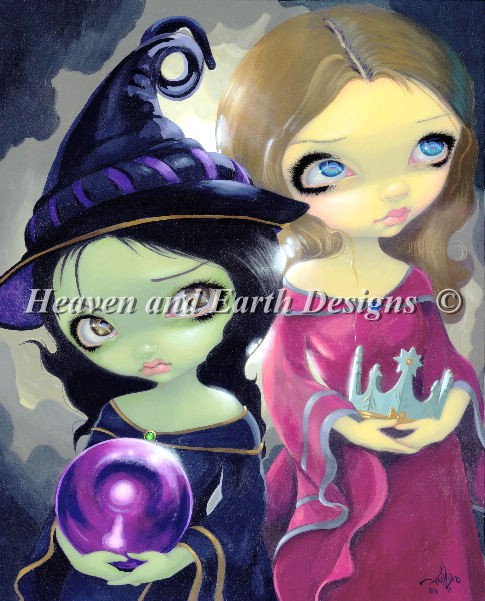 Wicked Witch and Glinda - Click Image to Close